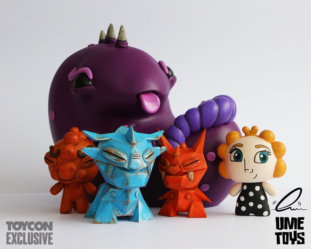 UME Toys's customizes resins from Creo Designs, alto x DMS, & Taylored